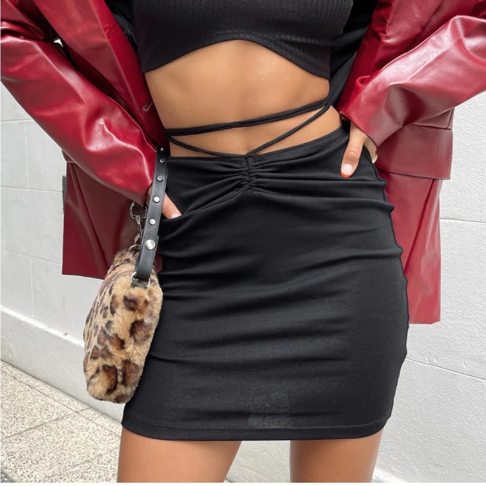 Princess Polly Black Mini Skirt